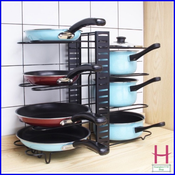 Kệ để xoong nồi đa năng nhiều tầng sang xịn mịn