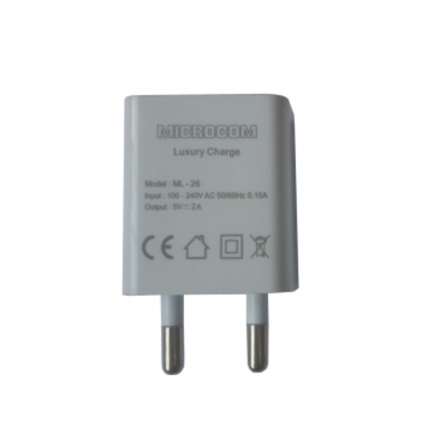 Đầu sạc nhanh cho tất cả các dòng điện thoại,  Sạc MICROCOM Luxury Charge ML-26