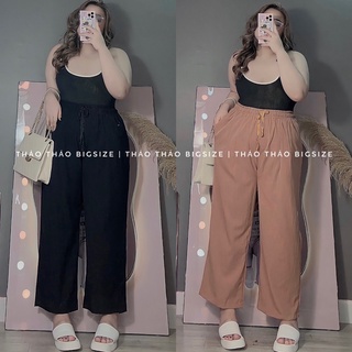 Quần ống suông rộng chất line - MÚP BIGSIZE 60-100KG