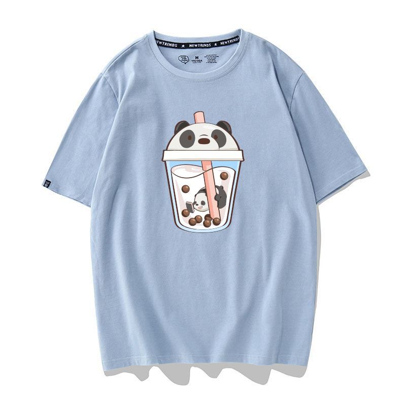 Áo Thun Ly Trân Châu Gấu Panda Unisex Nam Nữ
