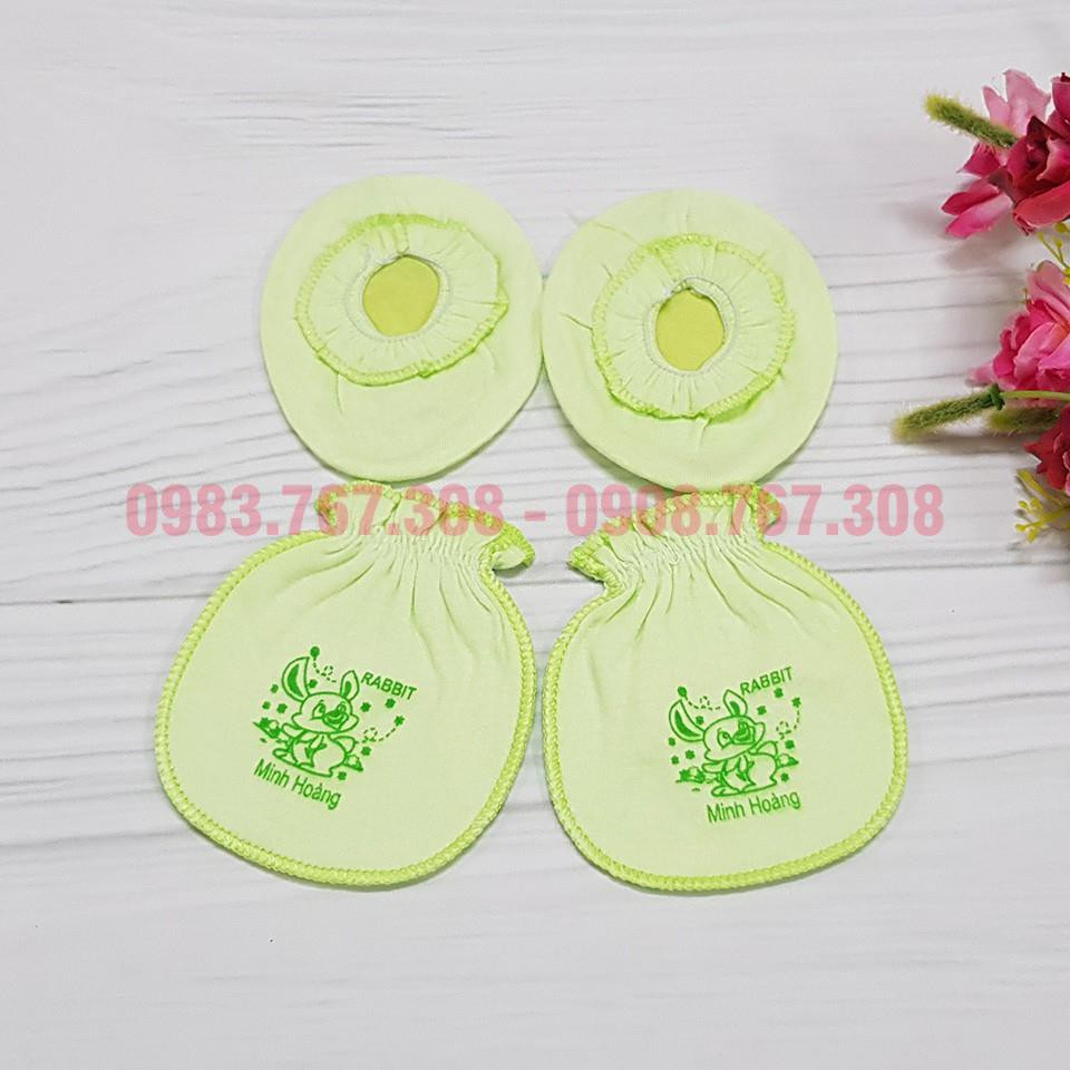 Set Bao Tay Chân Chun Cho Bé Sơ Sinh - Đủ Màu Cho Bé Trai Bé Gái - BTT00590