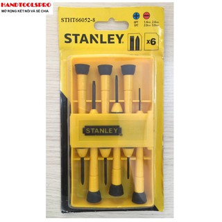6 chiếc bộ tô vít điện tử stanley 66-052