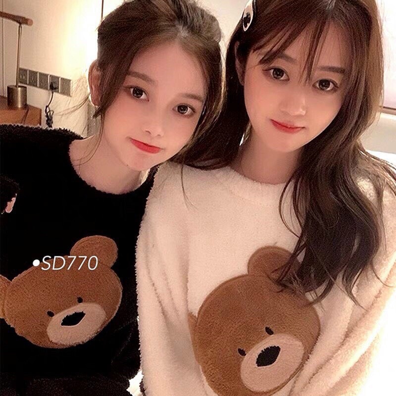 [FREESHIP - HÀNG LOẠI 1] BỘ LÔNG GẤU FORM THỤNG 2 MÀU SIÊU XINH