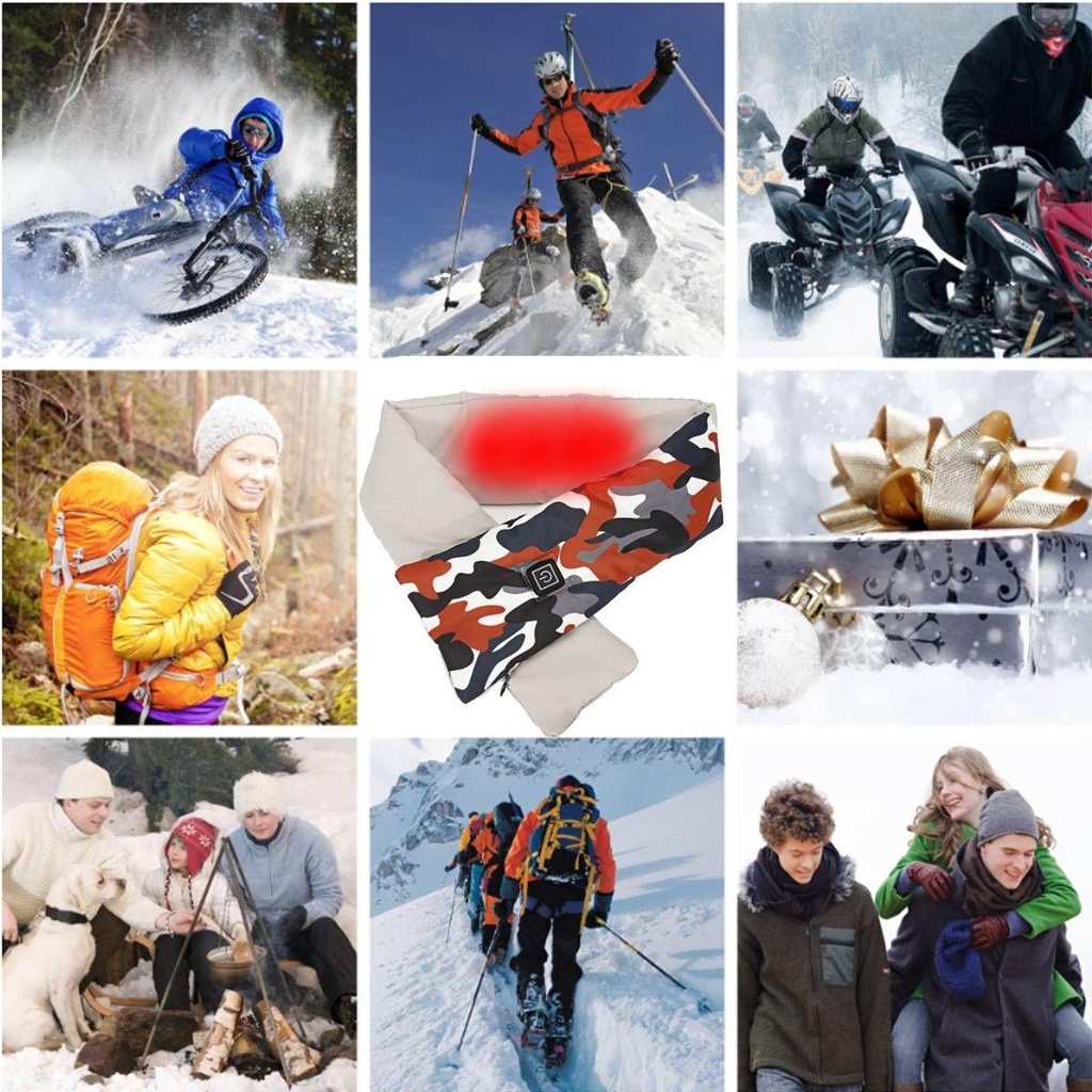 Khăn Choàng Cổ Giữ Ấm Bằng Điện Thời Trang Mùa Đông