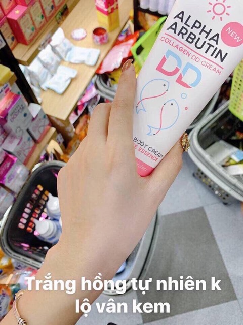 Kem trắng da makeup DD collagen