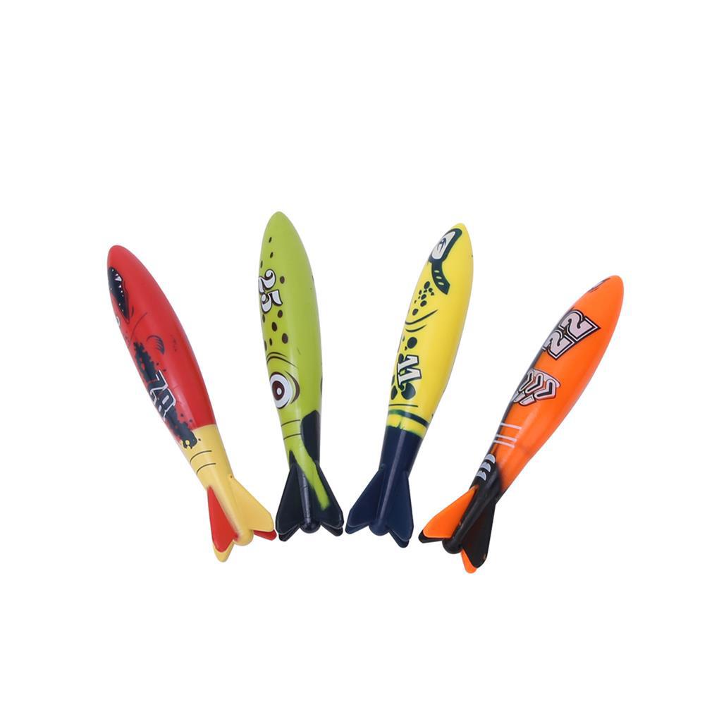 Set 4 Đồ Chơi Tên Lửa Luyện Tập Bơi Lội