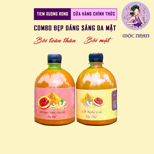 Cốt Nghệ Gấc Chăm Sóc Sau Sinh Mộc giảm mỡ bụng bắp tay bắp chân mờ thâm sẹo Nhan Natural