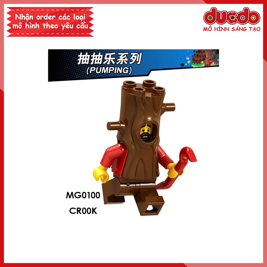 Minifigures hóa trang thần rừng ngộ nghĩnh - Đồ chơi Lắp ghép Xếp hình Mini Mô hình MG0100