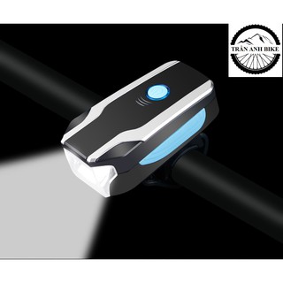 Đèn xe đạp - Đèn còi xe đạp siêu sáng kèm cảnh báo chống trộm