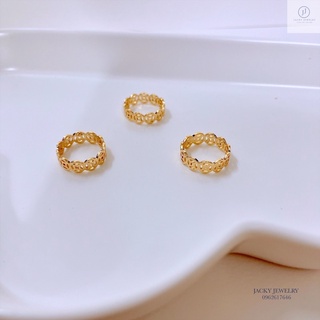 Nhẫn kim tiền mạ vàng Nam Nữ Jacky Jewelry