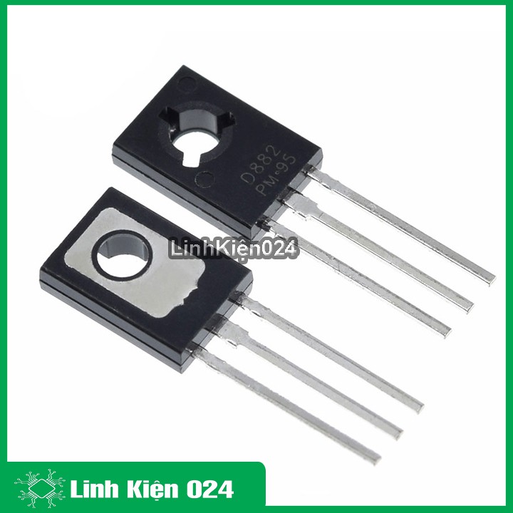 Gói 20 Con Transistor NPN D882 3A-40V Chân Cắm TO-126