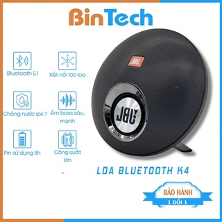 Loa bluetooth K4+ ,loa nghe nhạc bluetooth xách tay,giá rẻ,chống nước,công nghệ blutooth 5.0 BINTECH