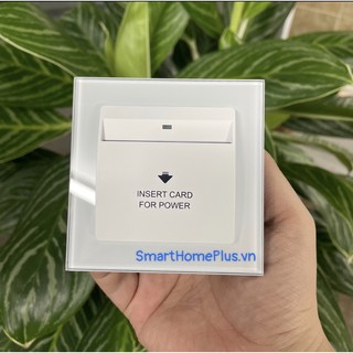 Công Tắc Thẻ Từ Khách Sạn Cao Cấp Mặt Kính Vuông 40A SHP-KS1