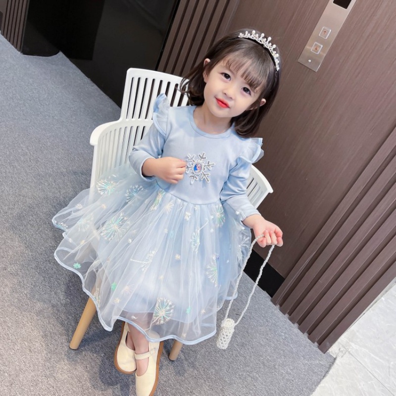 Đầm ren công chúa dễ thương cho bé gái 1-5 tuổi
