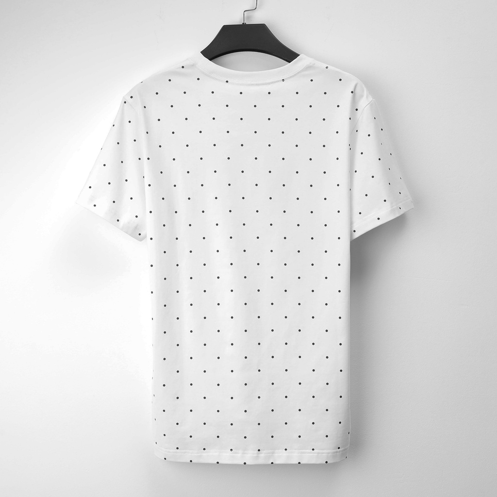 Áo Thun Nam hoạt tiết Chấm bi Cotton Xuất Dư Form Unisex , Bigsize  - 3bros Quần Áo Xuất Khau