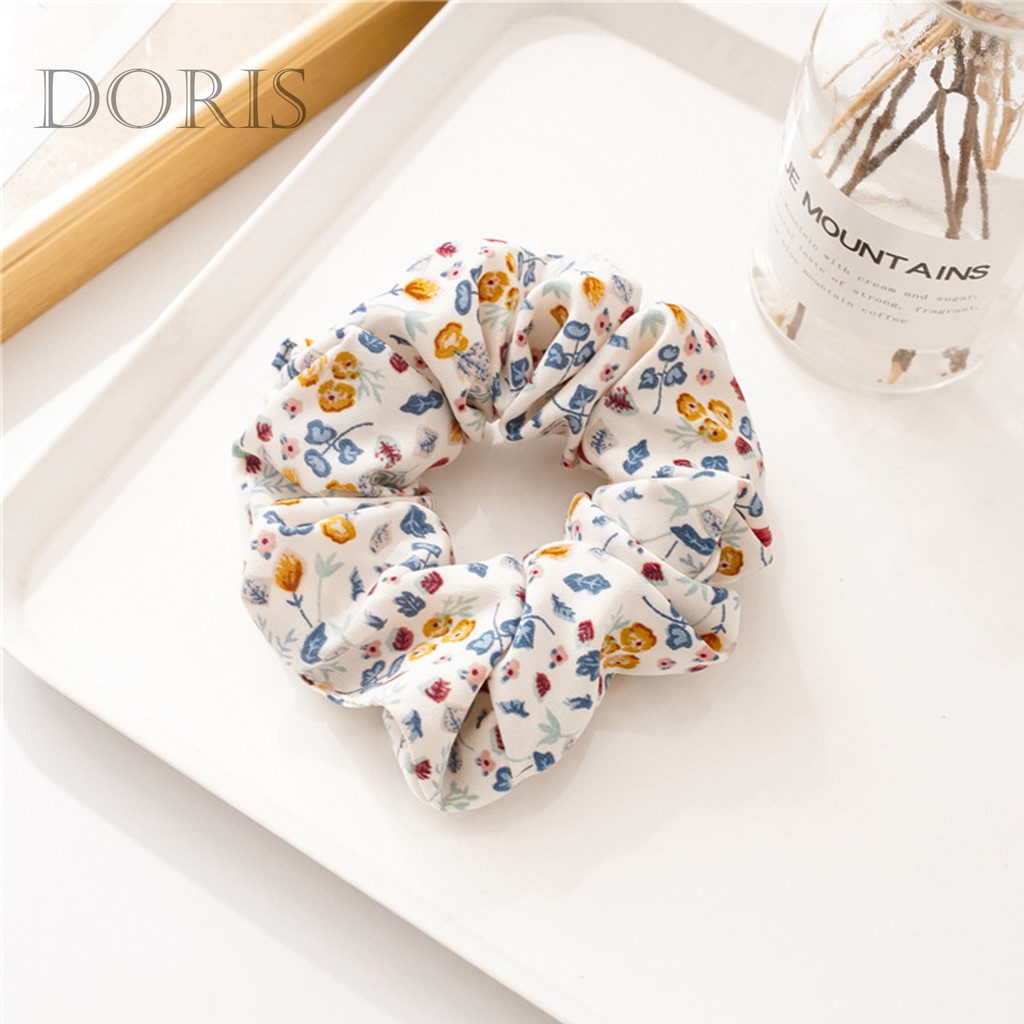 Dây buộc tóc Scrunchies Hoa đáng yêu - DORIS HOUSE | BigBuy360 - bigbuy360.vn