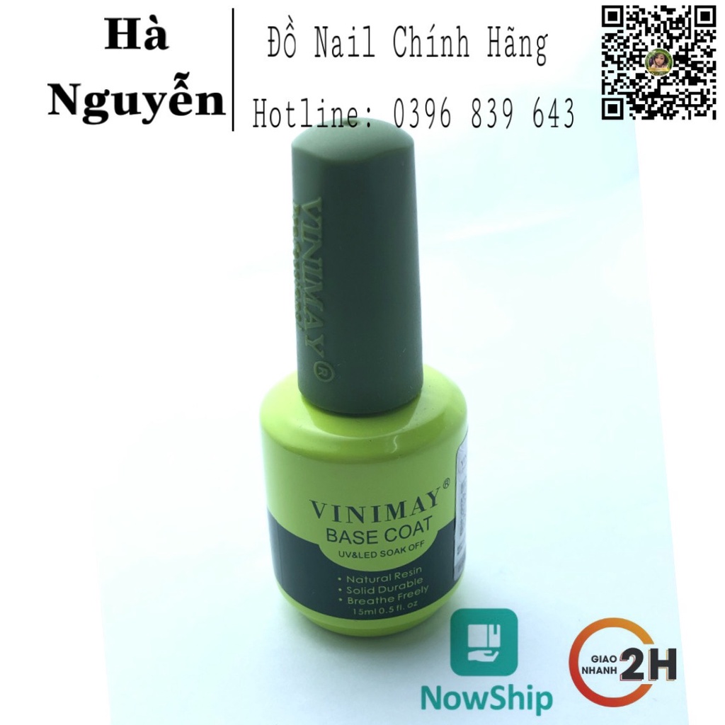 Base Top VINIMAY - Dung Dịch Sơn Gel Base, Liên Kết VINIMAY [Hàng Chính Hãng] - Base Liên kết