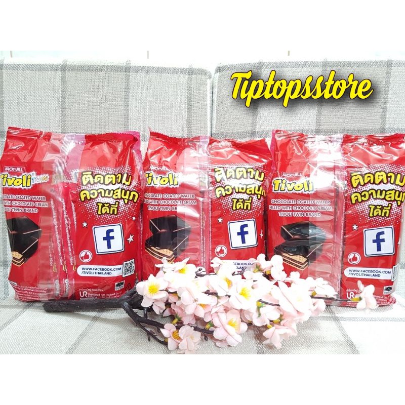 BÁNH XỐP TIVOLI TWIN JACK'N JILL PHỦ CHOCOLATE THÁI LAN