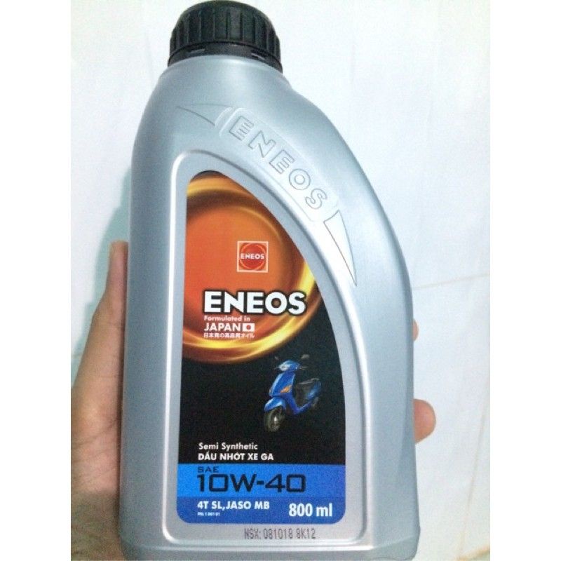 Dầu nhớt cao cấp xe tay ga ENEOS MB-SL/10W-40 800ml ( Bán tổng hợp cao cấp)