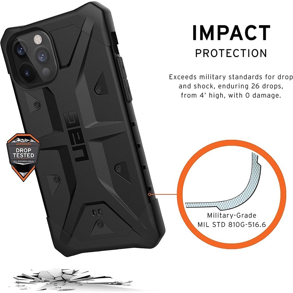 UAG Ốp Lưng Bảo Vệ Chất Lượng Cao Cho Iphone 12 Pro Max 12 Pro 11 Pro Max 11 Pro Xs Max Xs Xr 8 7 6 Plus