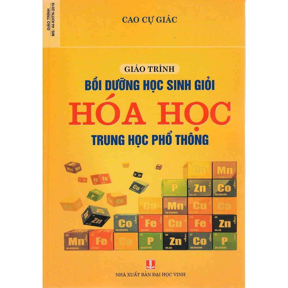 Sách - Giáo Trình Bồi Dưỡng Học Sinh giỏi Hóa Học Trung Học Phổ Thông