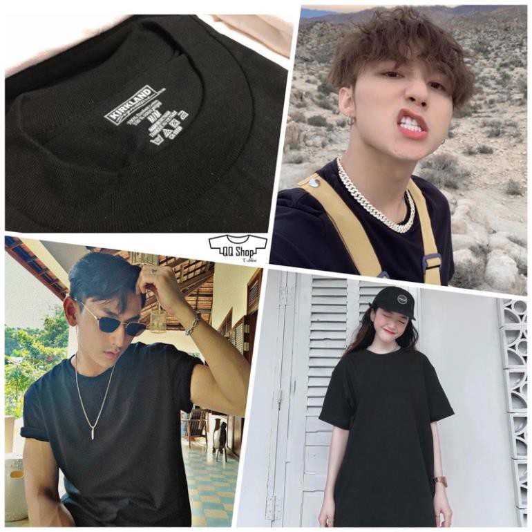 Áo phông UNISEX KIRKLAND 🌹 FREESHIP 🌹Áo thun trơn Kirkland [Nam,Nữ]- Trắng, Đen, Xanh, Đỏ, Rêu, Xám 
