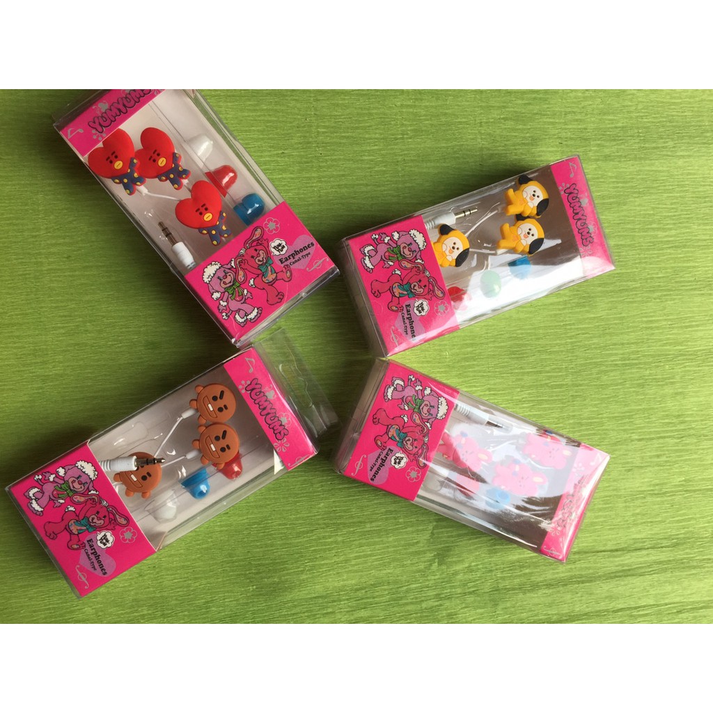 Tai phone BTS tai phone BT21 Tai nghe nhạc