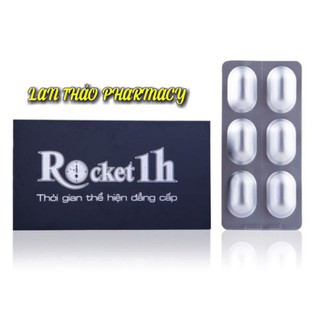 Viên uống rocket 1h chính hãng hộp 6 viên giúp hỗ trợ sinh lý nam an toàn hiệu quả