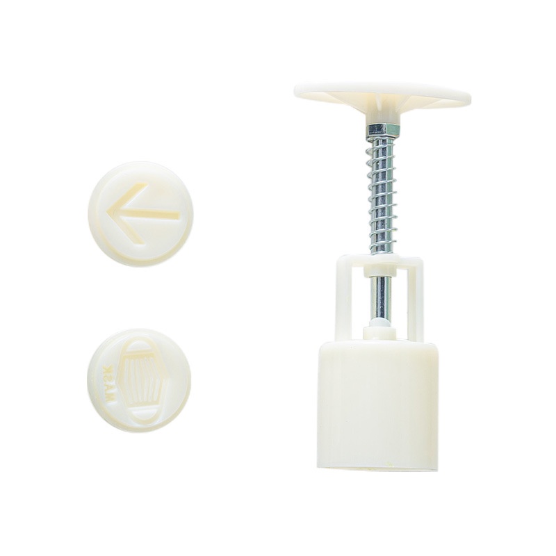 Khuôn Ấn Tay Làm Bánh Hình Hạt Đậu Mung 3D Kèm 2 Con Dấu 30g