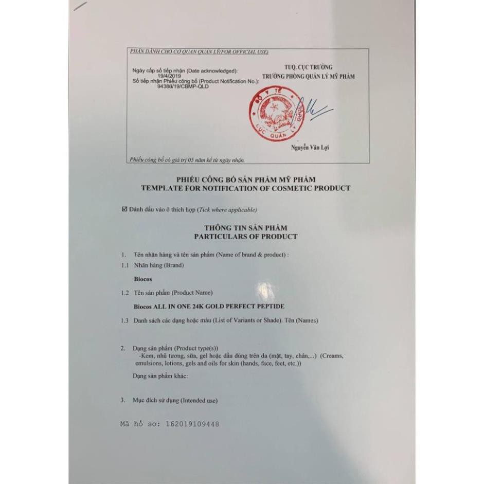 Free Ship Freeship Serum tế bào gốc Arin All In One Gold Peptide Perfect 50ml | BigBuy360 - bigbuy360.vn