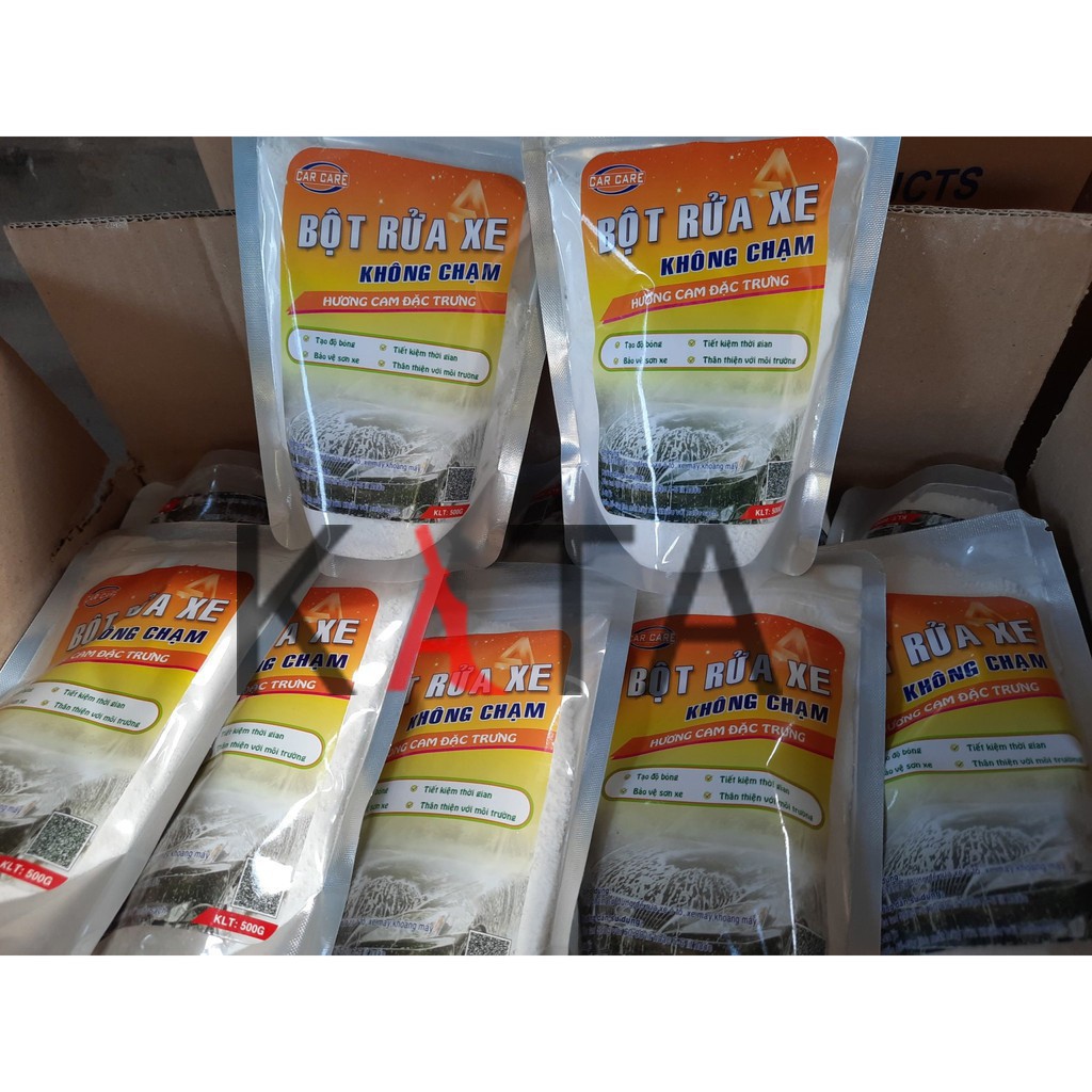 Bột rửa xe máy, rửa ô tô không chạm Car Care - Bịch 500gram