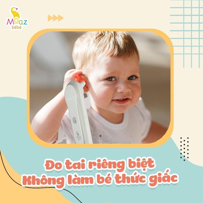 Nhiệt kế hồng ngoại moaz bébé mb-024 bảo hành chính hãng 24 tháng