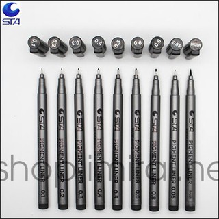 Bút vẽ nét mỹ thuật 9 cây
