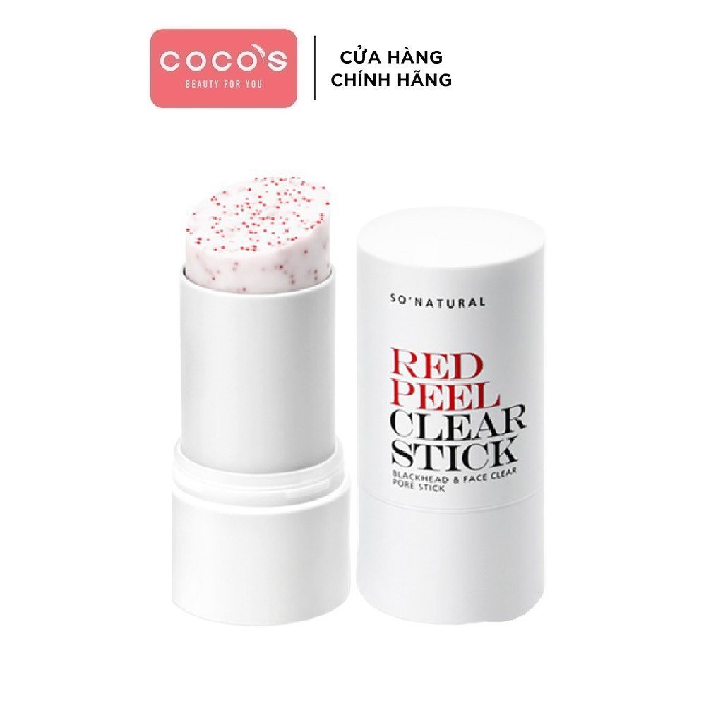 Red Peel Clear Stick So Natural Pore Blackhead & Face Thanh Lăn Mụn Đầu Đen 23g