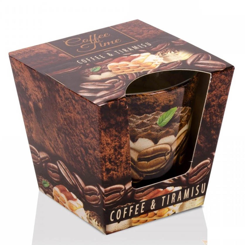 Ly nến thơm tinh dầu Bartek Coffee Time 115g QT024465 - cà phê tiramisu