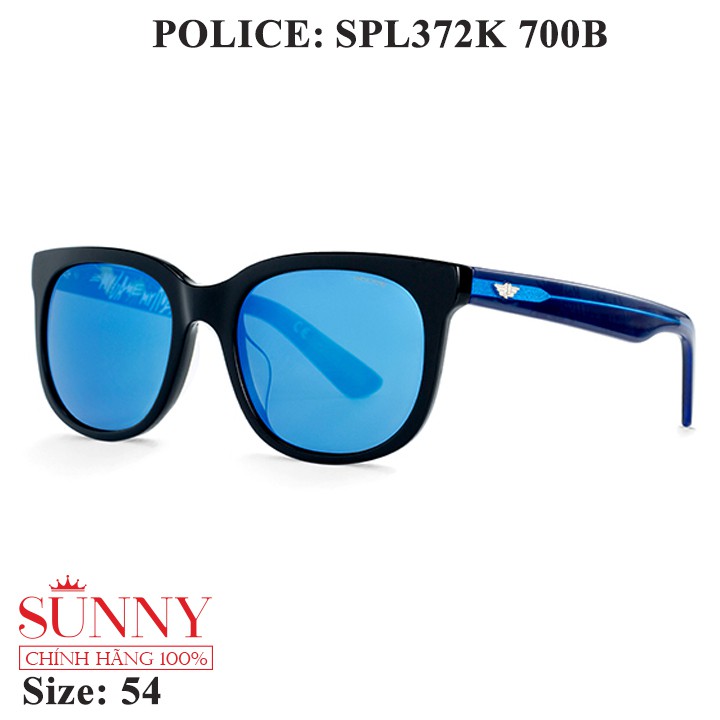 Kính mát chính hãng Police SPL372K màu sắc thời trang, thiết kế dễ đeo bảo vệ mắt