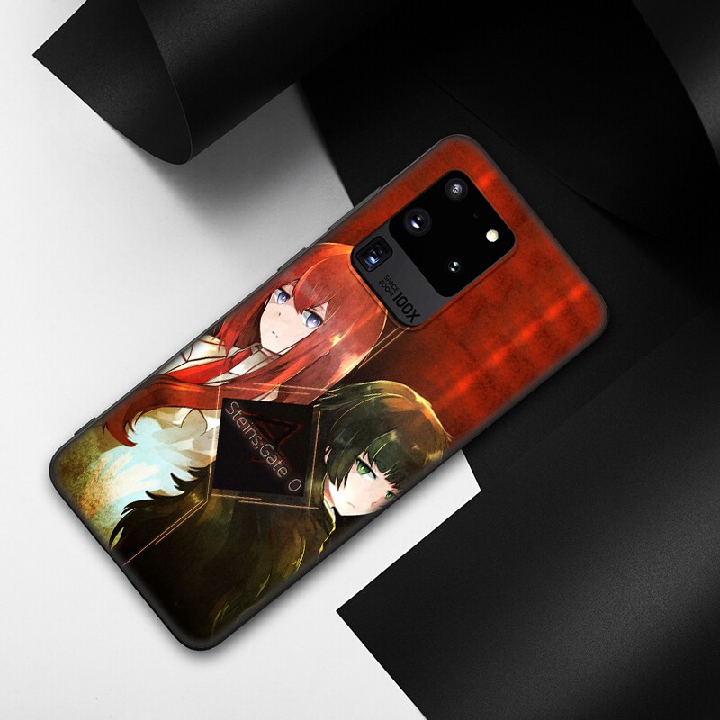 Samsung Galaxy S10 S9 S8 Plus S6 S7 Edge S10+ S9+ S8+ Casing Soft Case 116LU Steins;Gate Anime mobile phone case