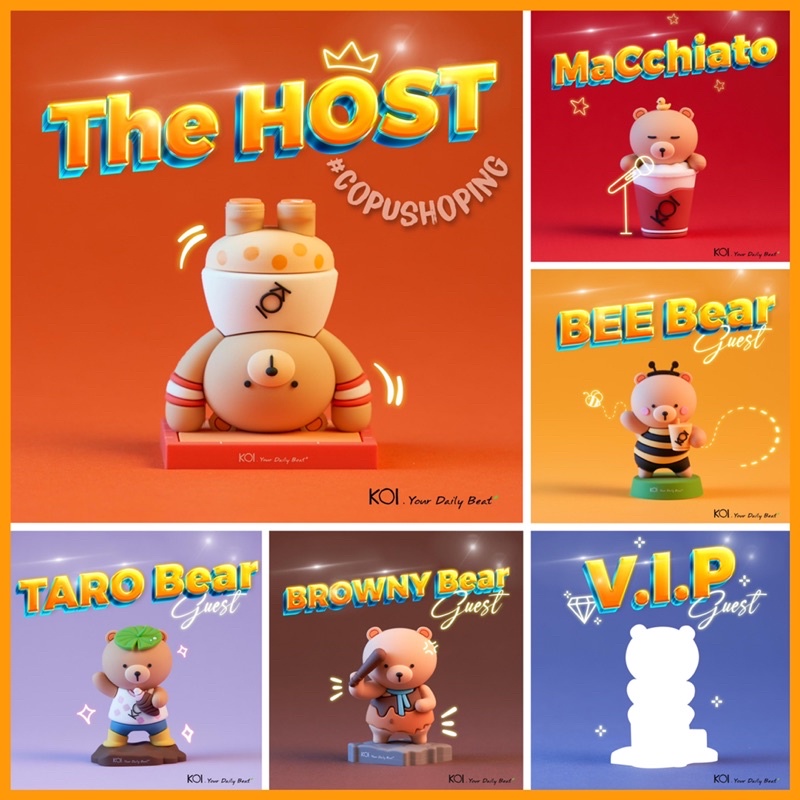 Mô hình KOI Bear Box Koi Thé