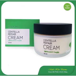 Kem Rau Má Dưỡng Ẩm Phục Hồi Giảm Thâm Nám Trắng Sáng Da Chống Lão Hóa GoodnDoc Centella Repair Cream