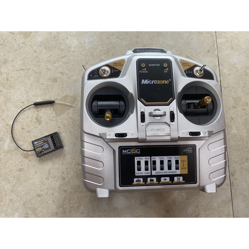 MC6C bộ điều khiển 6 kênh chế tạo máy bay mô hình cỡ lớn như su27,f22