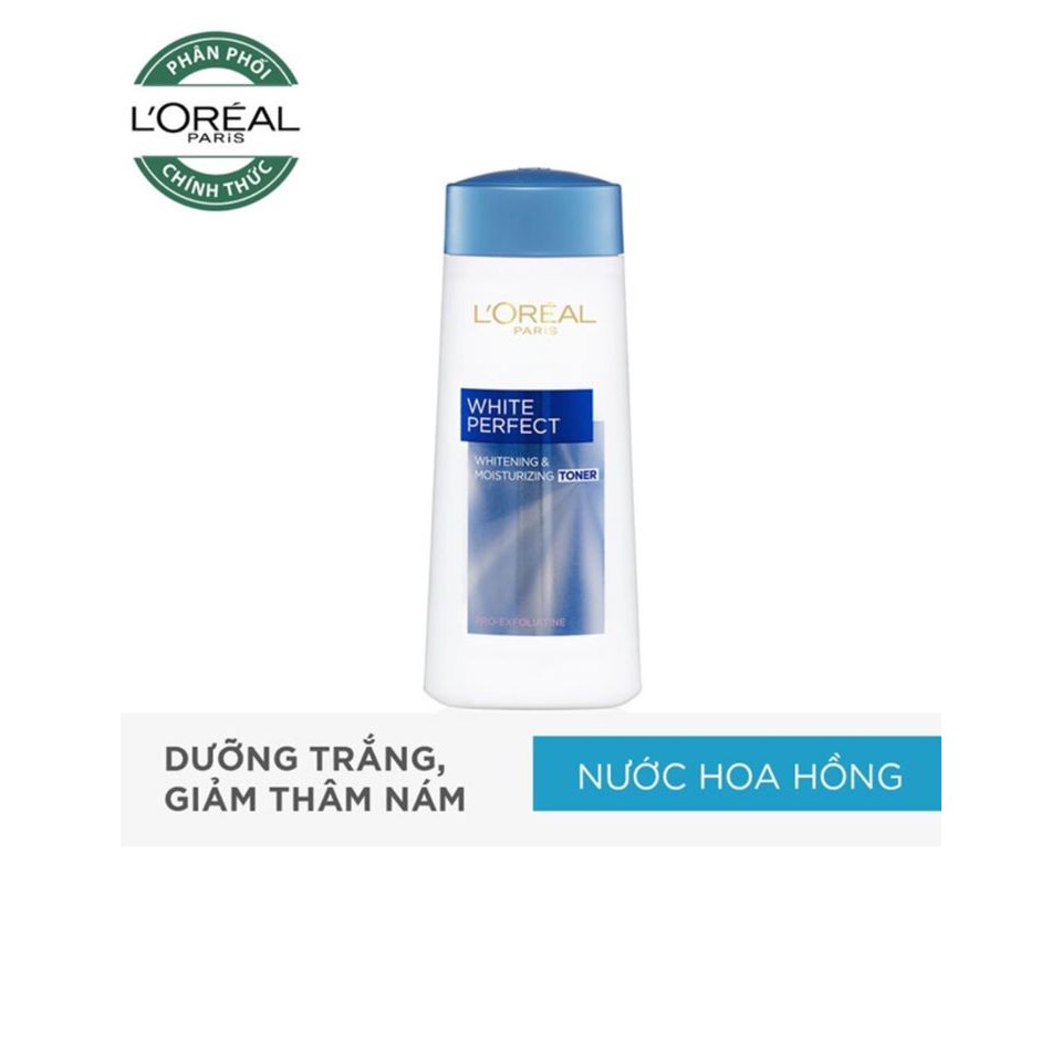 Nước Hoa Hồng Dưỡng Sáng Da L'Oréal White Perfect Toner 200ml