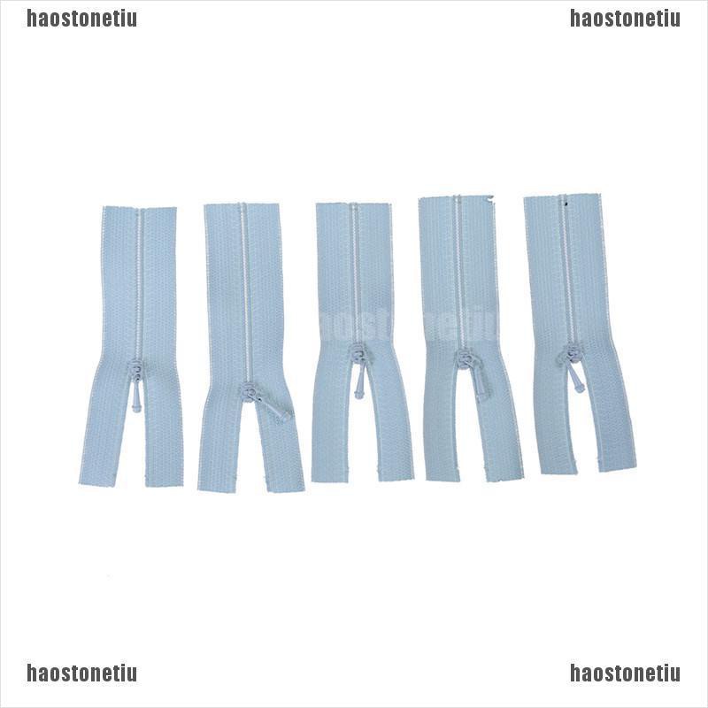 Set 5 Dây Khóa Kéo Mini Dùng May Quần Áo Búp Bê DIY