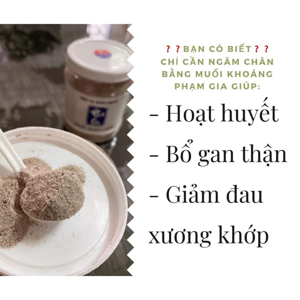 Muối ngâm chân dược liệu Phạm Gia đả thông huyệt đạo, giảm đau nhức chân tay đau đầu giảm căng thẳng mất ngủ