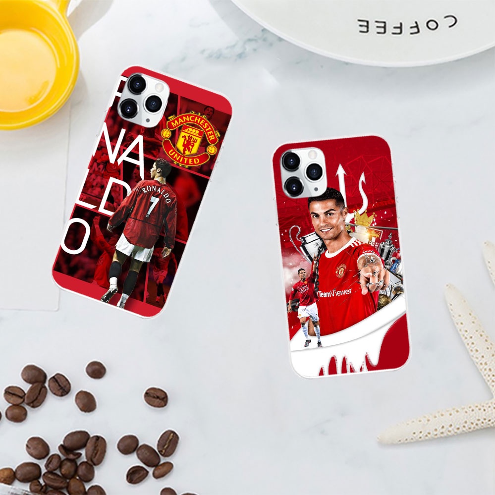 Ốp Điện Thoại Trong Suốt Hình cr7 cristiano ronaldo Cho iphone se xr 5 5s 6 6s 7 8 plus 11 pro max ln21