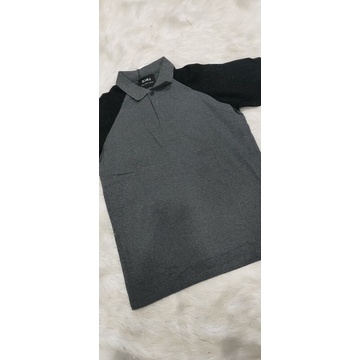 Áo tay ngắn có cổ thun cá sấu