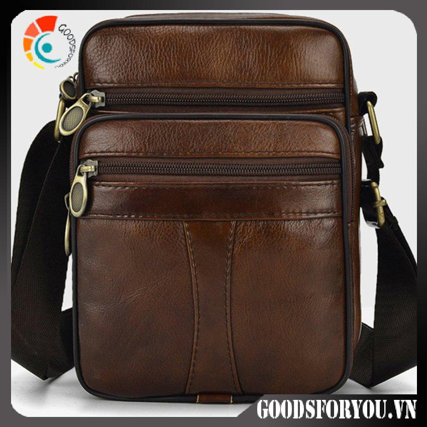 Túi Đeo Chéo Da Bò Cho Nam