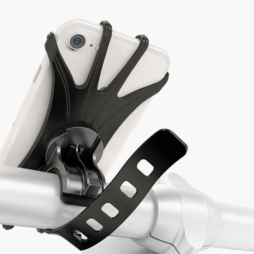 Giá Đỡ Điện Thoại Chống Rung Gắn Tay Lái Xe Đạp Bằng Silicon Chống Trượt Tùy Chỉnh Tiện Dụng
