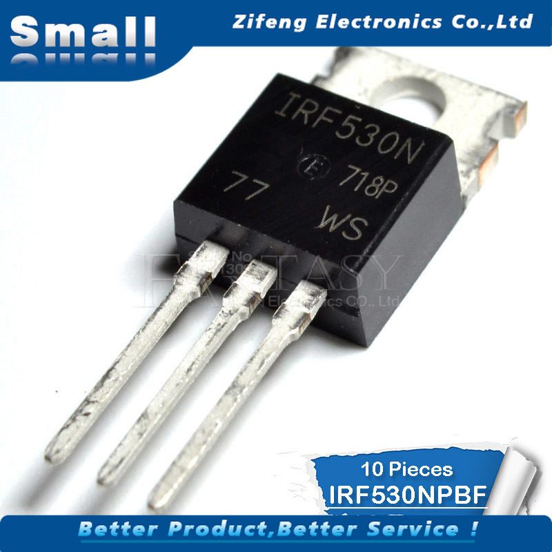 Bộ 10 Linh Kiện Điện Tử Ic Irf530N To220 Irf530 To-220 Irf530Npbf