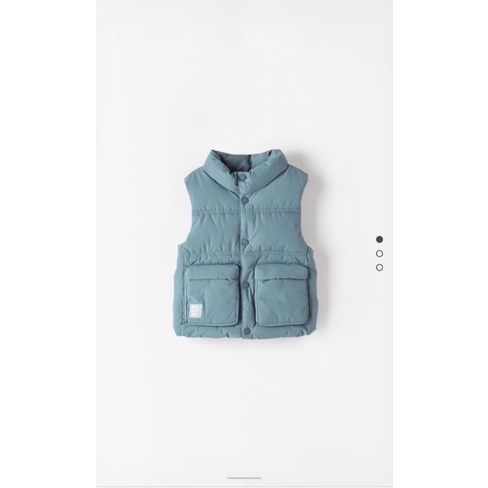 Áo khoác Phao gile OLD NAVY có mũ giấu cổ bé trai bé gai 2-6y