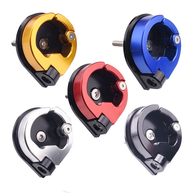 Móc Treo Mũ Bảo Hiểm Bằng Nhôm CNC Có Thể Tháo Rời Tiện Dụng Cho Xe Máy